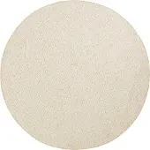 Home Collection Vloerkleed Rond Wool - Creme ø 133 cm