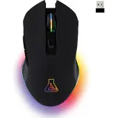 The G-Lab Draadloze Gaming Muis Kult Helium Zwart