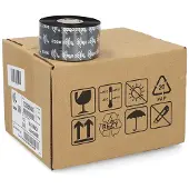 Zebra 2300 / 02300BK04045 wax ribbon 40mm x 450m 12 stuks (origineel)