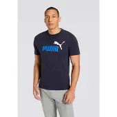 Puma Functioneel shirt 'ESS No. 1' blauw / marine / wit