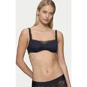Triumph BH ' Red Label Body Make-Up Illusion Lace ' navy