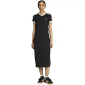 Adidas Originals Jurk '3 STRIPES DRESS' zwart / wit