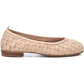 Carmela Dames Ballerina's 161662 beige (40), Leer, Bruin, Plat, Geen, Casual, Klassiek 16166201-BEIGE