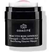 Odacité Exfoliërende Gezichtsmasker - Bioactieve Rozen Gommage, Ananas en Hyaluronzuur Gel