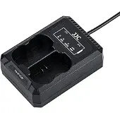 JJC DCH-NPW235 USB Dual Battery Charger (voor Fujifilm NP-W235 accu)