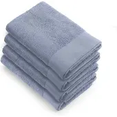 Walra handdoeken 70x140 Soft Cotton - 4-delig - Badlaken 550 g/m² - 100% Katoen - Handdoekenset Blauw