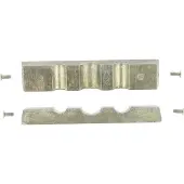 VAR Aluminium Set Van 2 Bekken Voor Asbankschroef Rp-01200