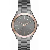 Michael Kors MK8576 Slim Runway Unisex 44mm Gunmetal Horloge