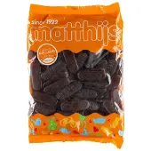 Matthijs - Salmiakrepen Drop - 1 kilo - Oud Hollands - Van Vroeger - Terug in de Tijd