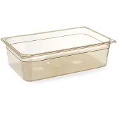 Hendi Gastronormbak 1/1 hoge temperatuur bestendigheid, BPA vrij, Transparant, 10 cm diepte, 32,5(b)x53(d)x10(h)cm, 869277
