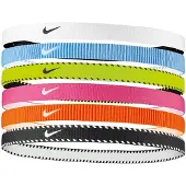 Nike Accessoires Sporthoofdband 'Swoosh 3.0' azuur / appel / kreeft / pink / zwart / wit