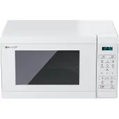 Sharp Magnetron YC-MS02E-C, wit, 20 liter, 800 W, kleur: wit