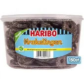 Haribo Drop Krakelingen - snoep - 150 stuks silo