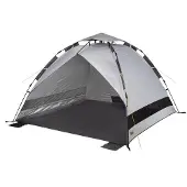 High Peak Calida 80 Umbrella System Beach Shell 200 x 200 cm donkergrijs