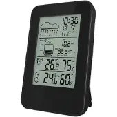 Denver Weerstation - Binnen & Buiten - Hygrometer - Regenmeter - Temperatuur - Weersvoorspelling - Radiogestuurd - Draadloze buitensensor - WSR560