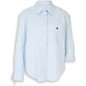 Tom Tailor Blouse pastelblauw / pasteelgeel / wit