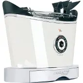 Bugatti Broodrooster VOLO 32 cm, wit, roestvrij staal, Bugatti
