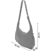 Coccinelle Large Leather Shoulder Bag In Black Size: OS | Shoulder Bags Outlet | Dames | Zwart