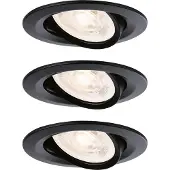 Paulmann 92329 LED-inbouwlamp LED GU10 4.9 W Zwart (mat)