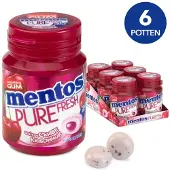 Mentos Gum Pure Fresh Cherry 6 X 30 Stuks