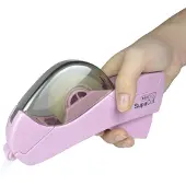 Rapesco SupaCut Tape Dispenser roze + 2 rollen plakband‎‎
