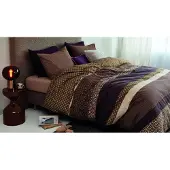 Beddinghouse Fera dekbedovertrek - Tweepersoons - 200 x 200/220 cm - Bruin