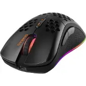 Deltaco DM220 Draadloze Gaming Muis - Lichtgewicht - RGB - 6400 DPI - Zwart