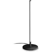 Ideal Lux LED-tafellamp Filo, zwart, Woon-/ Eetkamer, Aluminium, Modern, LED tafellamp