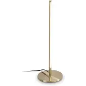 Ideal Lux LED-tafellamp Filo, messing / goud, Woon-/ Eetkamer, Aluminium, Modern, LED tafellamp
