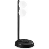 Ideal Lux Design tafellamp Ping Pong, zwart, Woon-/ Eetkamer, metaal, Design, tafellamp