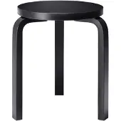 Artek Stool 60 Black | Black