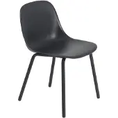 Muuto Fiber Outdoor Side Chair Antracite Black