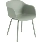 Muuto Fiber Outdoor Armchair Tuinarmstoel Dusty Green