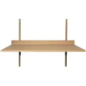 Ferm Living Sector Bureau Natural Oak| Black Brass