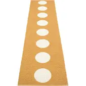 Pappelina Vera Vloerkleed / Vanilla 70x300 Cm - Vloerkleden met motieven Polyester Ochre - VE5B730