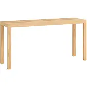 MOEBE Peg bankje 90x27,5x44 cm Eikenhout