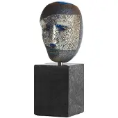 Kosta Boda Brains Kunst Freja - Glaskunst Glas Metallic - 7520103