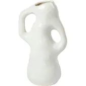 Broste Copenhagen Isolde Vaas Wit - Vazen Steengoed White - 14445425