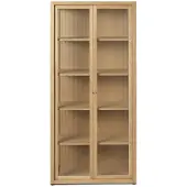 Ferm Living Reed vitrinekast 70x155 cm Natural oak