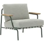 Muuto Settle Lounge Stoel Ribbed Weave 2| Dark Green