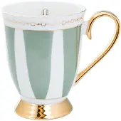 Hilke Collection Strisce Rosa mok 28 cl Roze-wit-goud