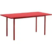 HAY Two-Colour eettafel 82x160 cm Maroon red-red