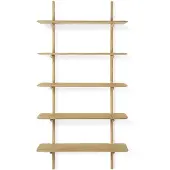 Ethnicraft Pi Schap 5 Schappen - Wandplanken Eiken Oak - 51338