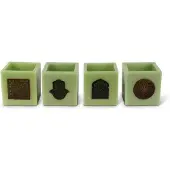 Safaary Marokkaanse kaarslichthouder Ø 12 x 12cm-hand patroon