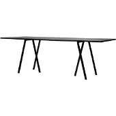 HAY Loop Stand Table 180 Cm Linoleum / - Eettafels & bartafels Multiplex Black - AA655-A332-AA69