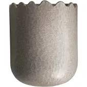 DBKD Flowery Wandpot 19 Cm - Bloempotten Keramiek Beige - 20240804BE