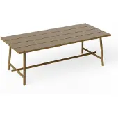 Fatboy Fred's Tafel 100x220 Cm - Tuintafel Aluminium Mochaccino - 106671