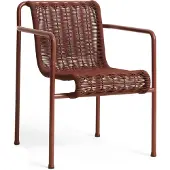 HAY Palissade Cord Dining armstoel Iron red