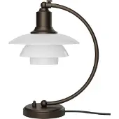 Louis Poulsen PH 2/2 Luna tafellamp aged brass opal - 5744172150