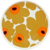 Marimekko Unikko bord Ø20 cm White-caramel-warm orange